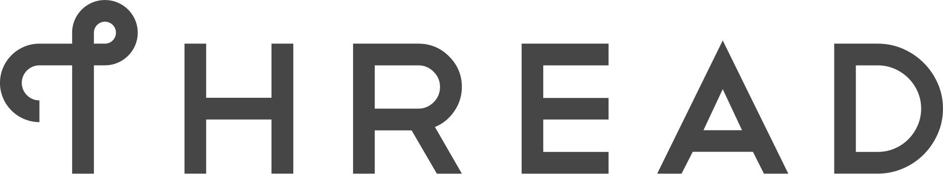 Thread protocol logo - mesh networking technology